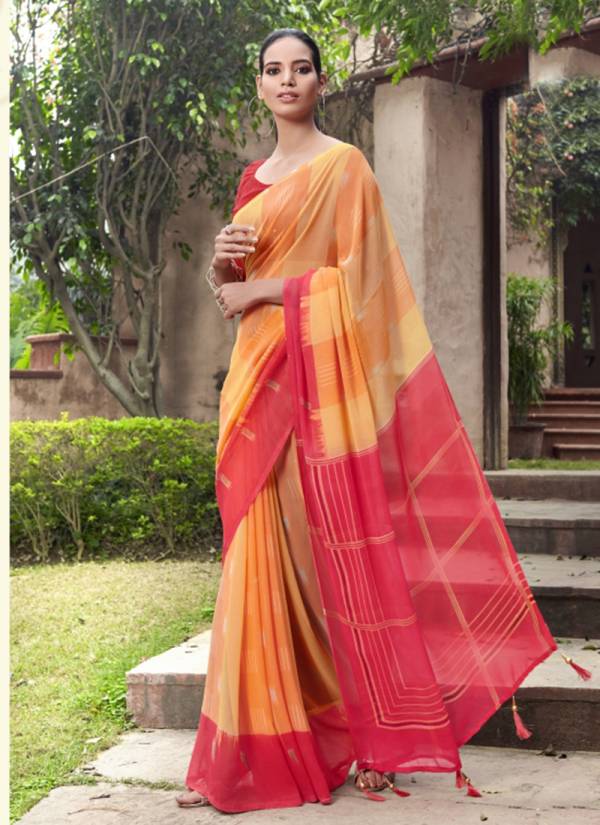 Lilly Vol 2 Georgette Fancy Designer Casual Wear Saree Collection 26801-26812